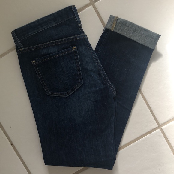 Mossimo Denim Boyfriend Jeans Semi Distressed Size 0R - Picture 2 of 11